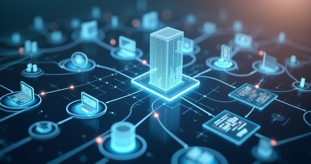 Esquema digital de automação de fluxo de risco empresarial 