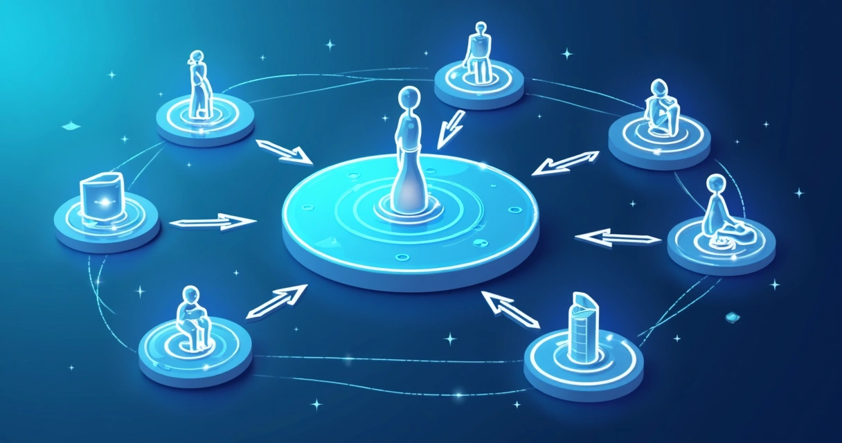 Fluxo visual de automação em negociações digitais 