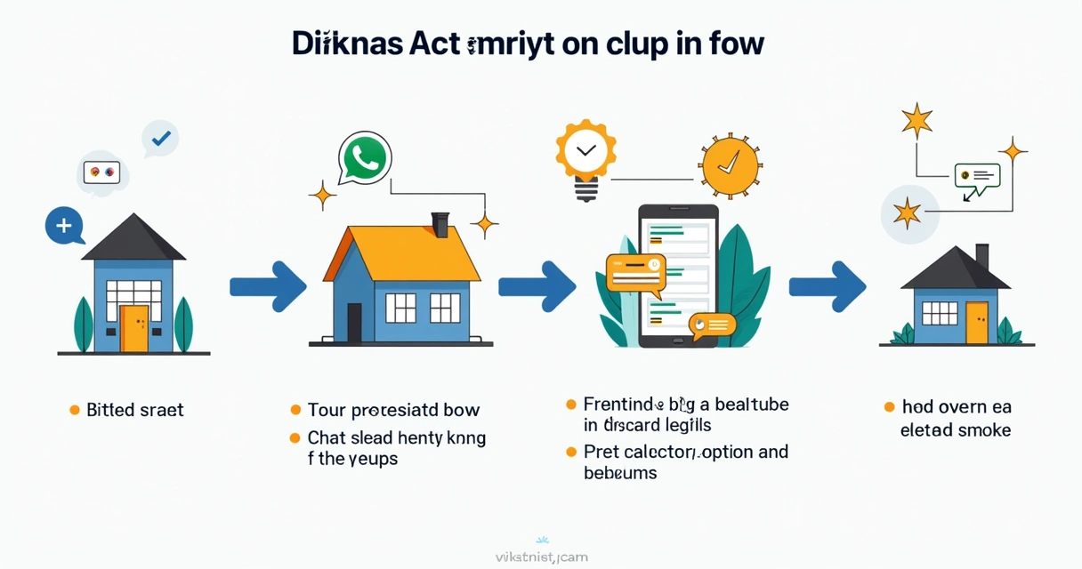 Diagrama ilustrando o fluxo de atendimento automatizado em imobiliária pelo WhatsApp 