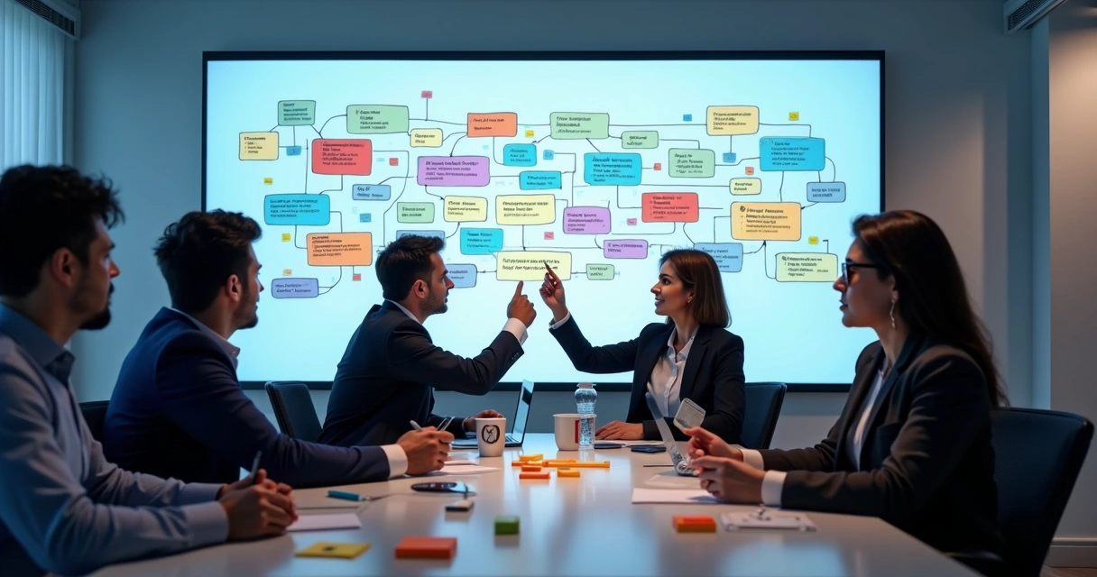 Fluxo visual de automação para movimentação de leads 