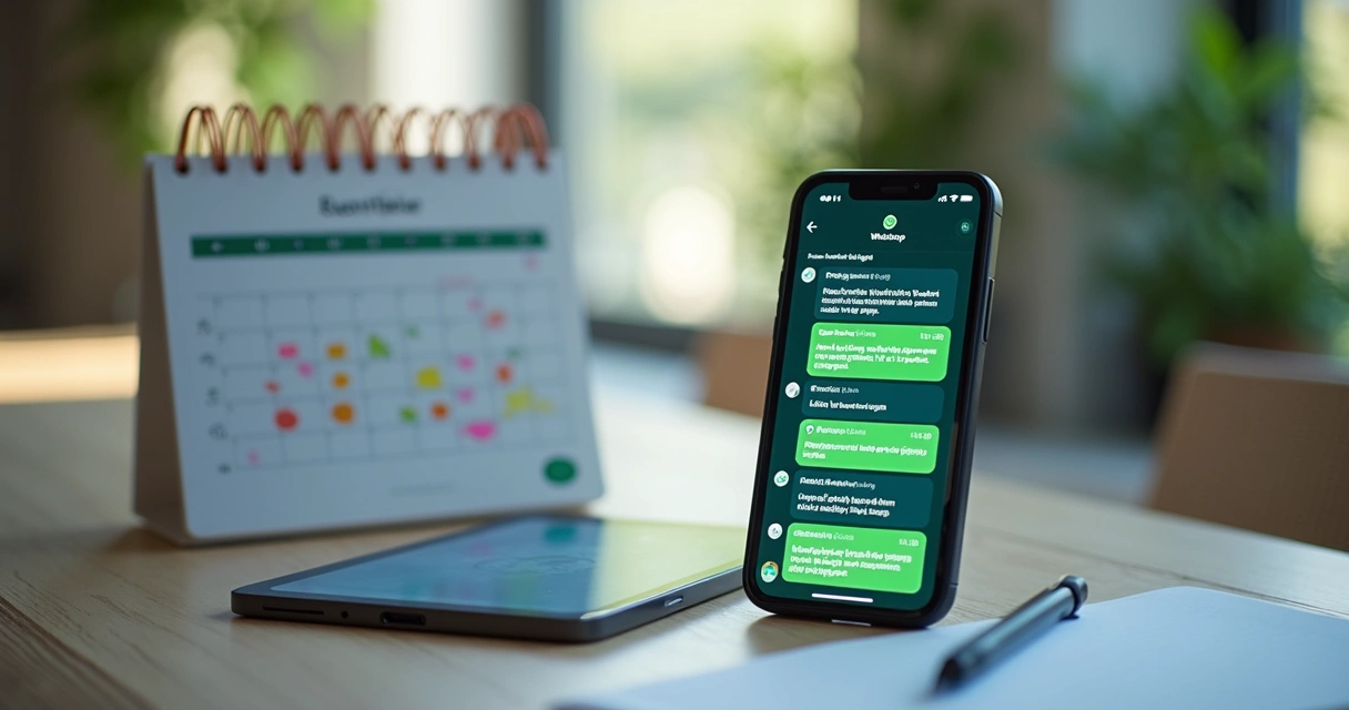 Celular com mensagens automáticas de acompanhamento nutricional