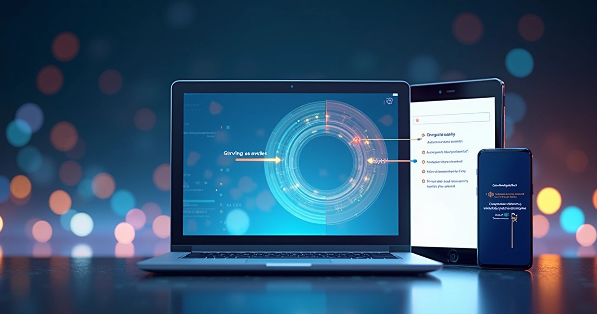 Fluxo visual de automação do onboarding com dispositivos conectados 