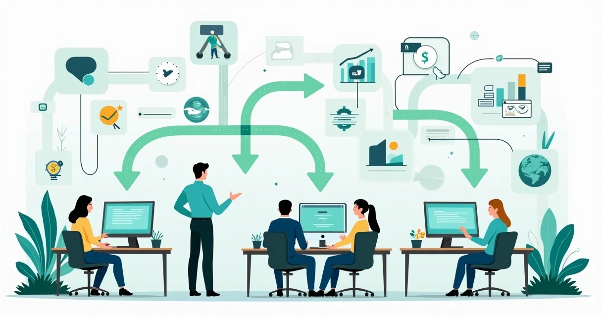 Fluxo automatizado de processos internos de uma pequena empresa 