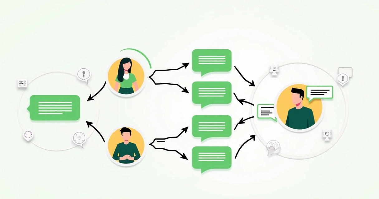 Fluxo visual de venda e atendimento automatizado entre cliente, chatbot e equipe humana 