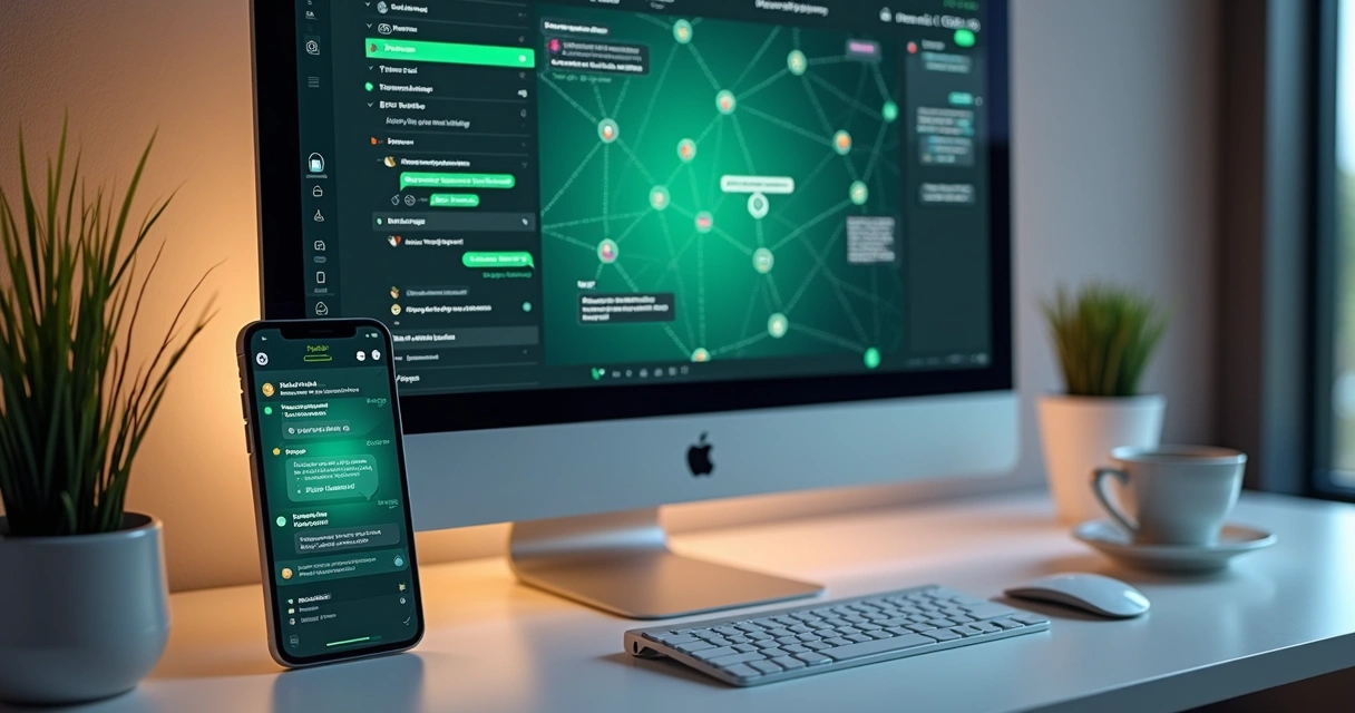 Exemplo de fluxo automatizado de bot de WhatsApp para negócios