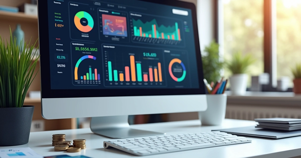 Fluxo de caixa automatizado mostrado em tela de ERP