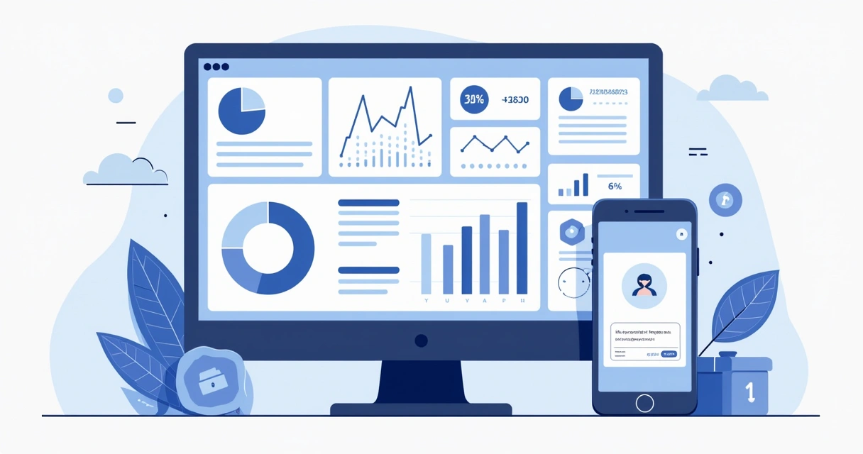 Controle de fluxo de caixa digital em catálogo online 
