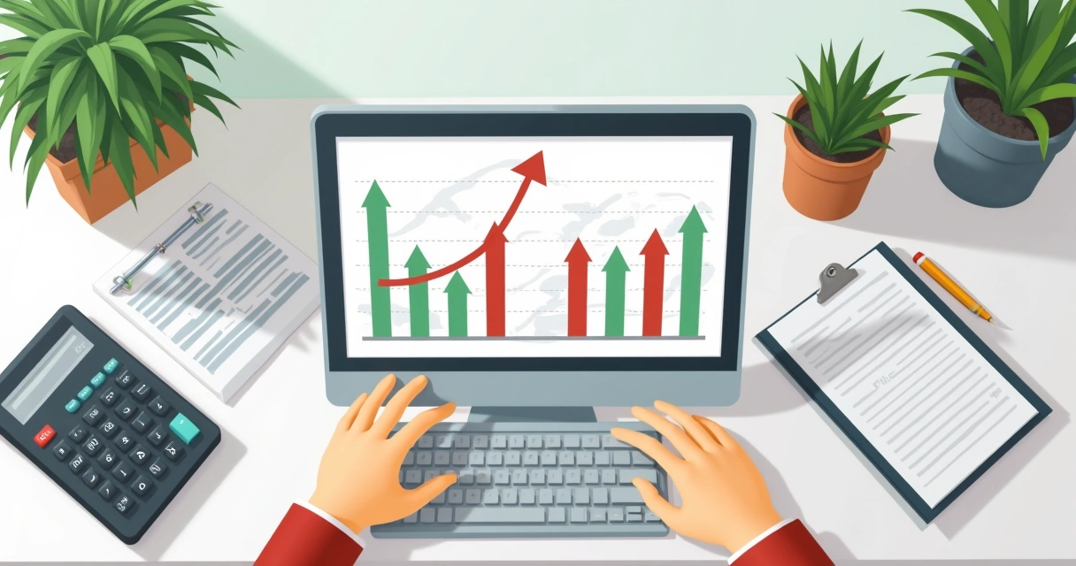 Representação visual de fluxo de caixa com entradas e saídas em uma pequena empresa 