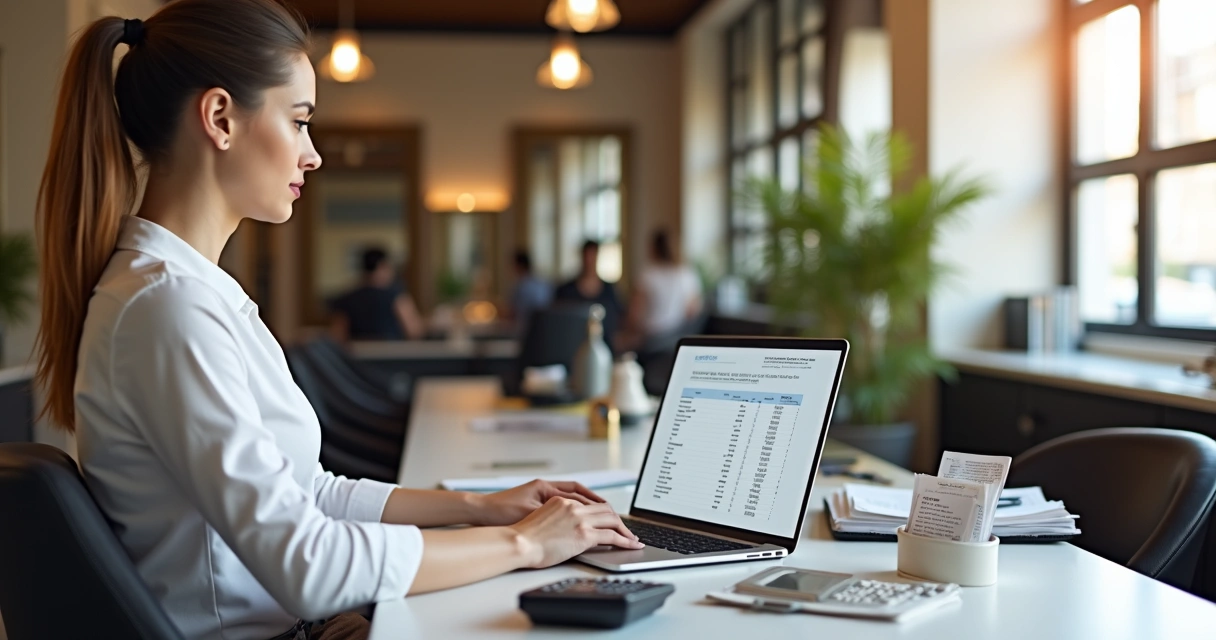 Fluxo de caixa organizado em salão de beleza 