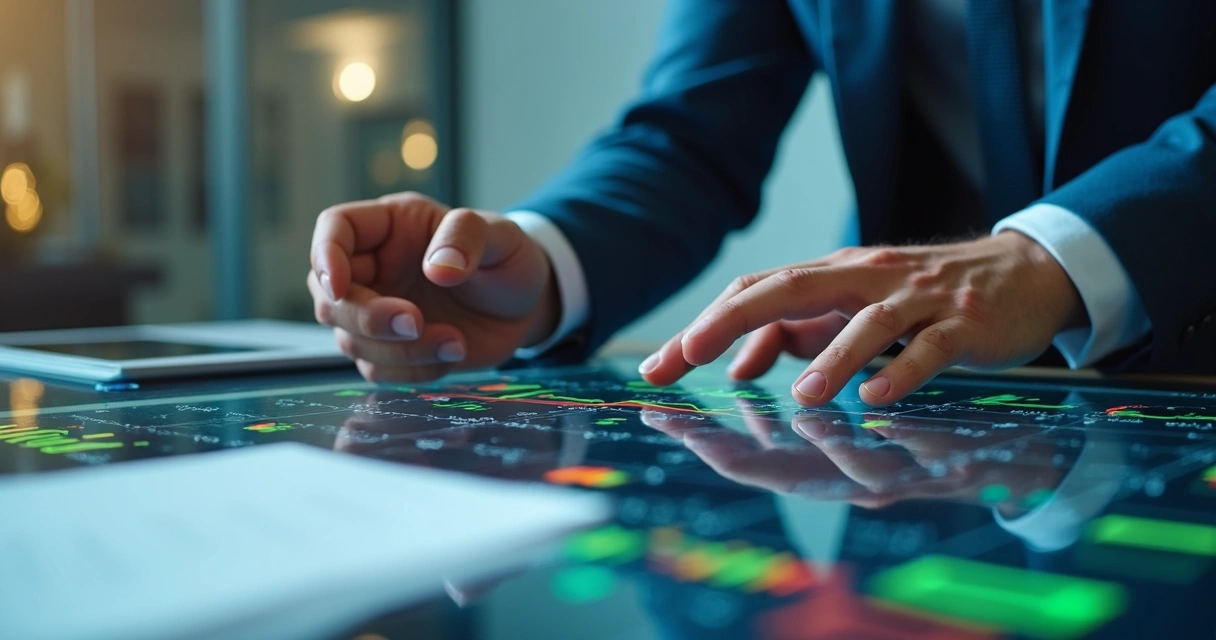 Fluxo de caixa sendo projetado em empresa de serviços