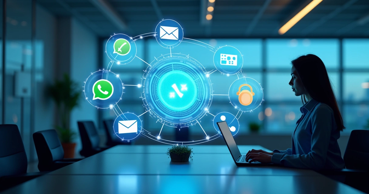 Fluxo de integração entre canais de atendimento ao cliente 