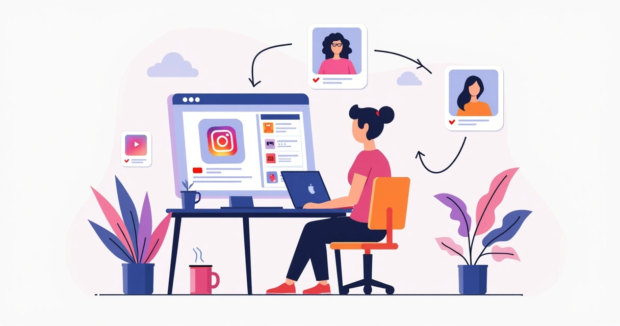 Fluxo de criação do catálogo no Instagram 