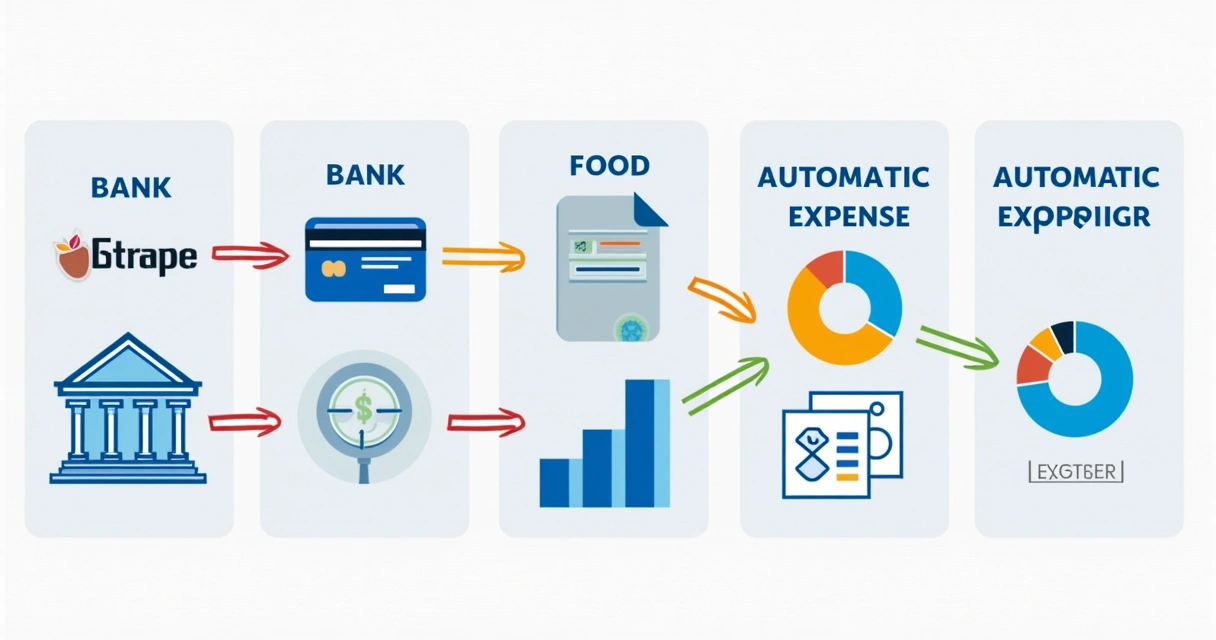 Fluxograma de categorias automáticas de transações de app financeiro 