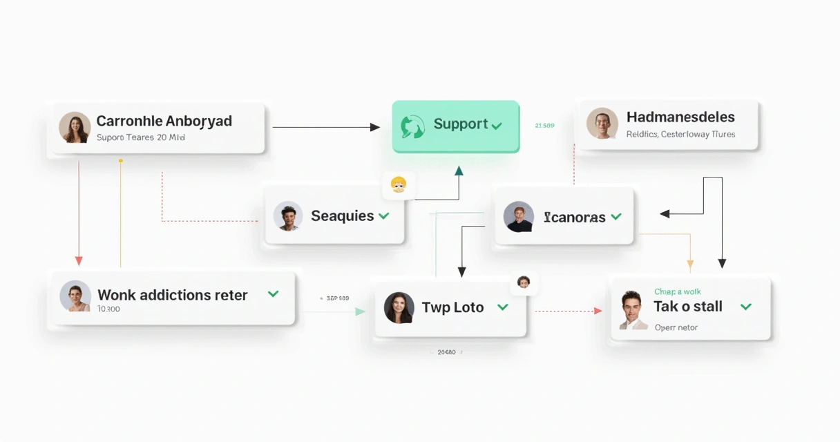 Fluxograma visual de chatbot respondendo directs no Instagram 