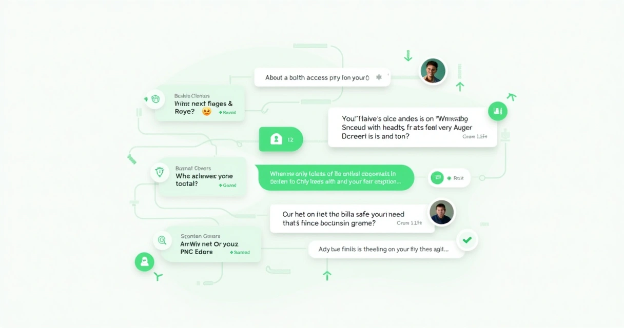 Fluxo visual de chatbot personalizado para WhatsApp