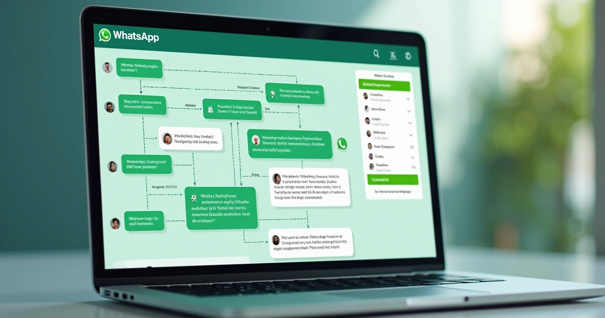 Diagrama de fluxo de automação de vendas com chatbot