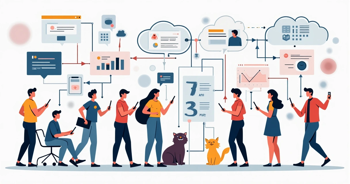 Fluxo ilustrativo de coleta e análise de feedbacks com aplicativos digitais 