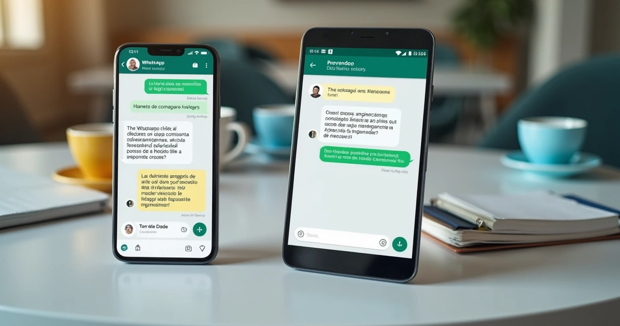 Fluxo de mensagens de WhatsApp mostrando solicitação de consentimento