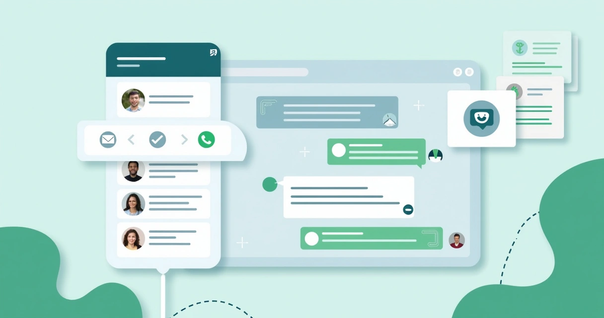 Fluxo conversacional inteligente no WhatsApp para empresas 