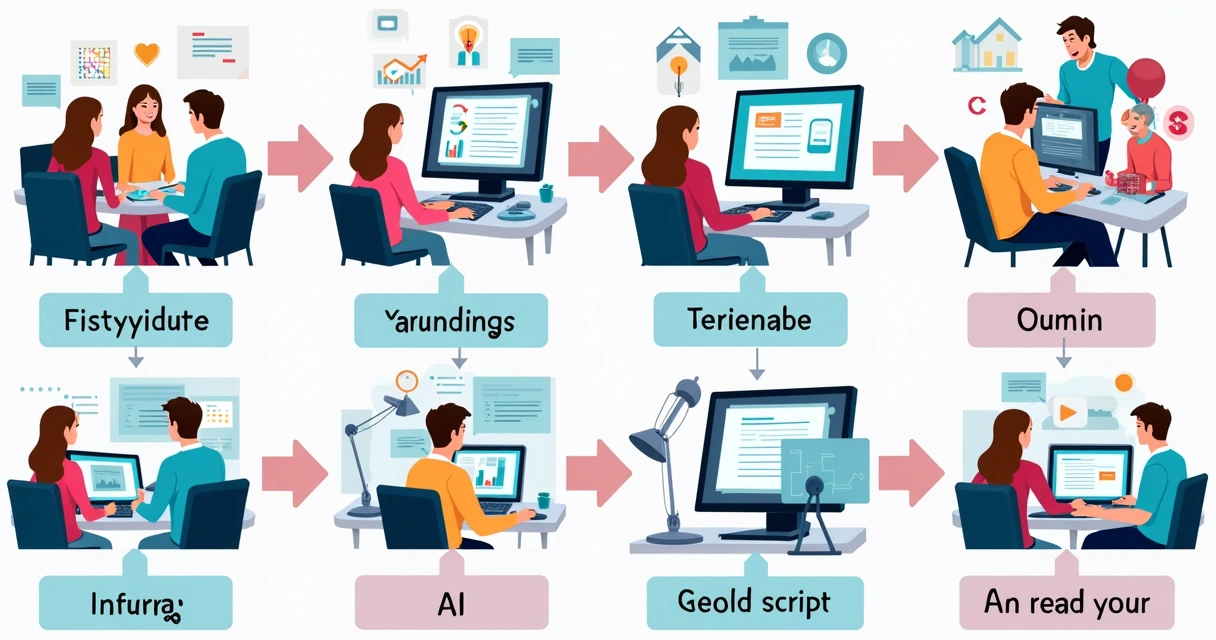 Fluxograma da criação de roteiro de vídeo por IA 