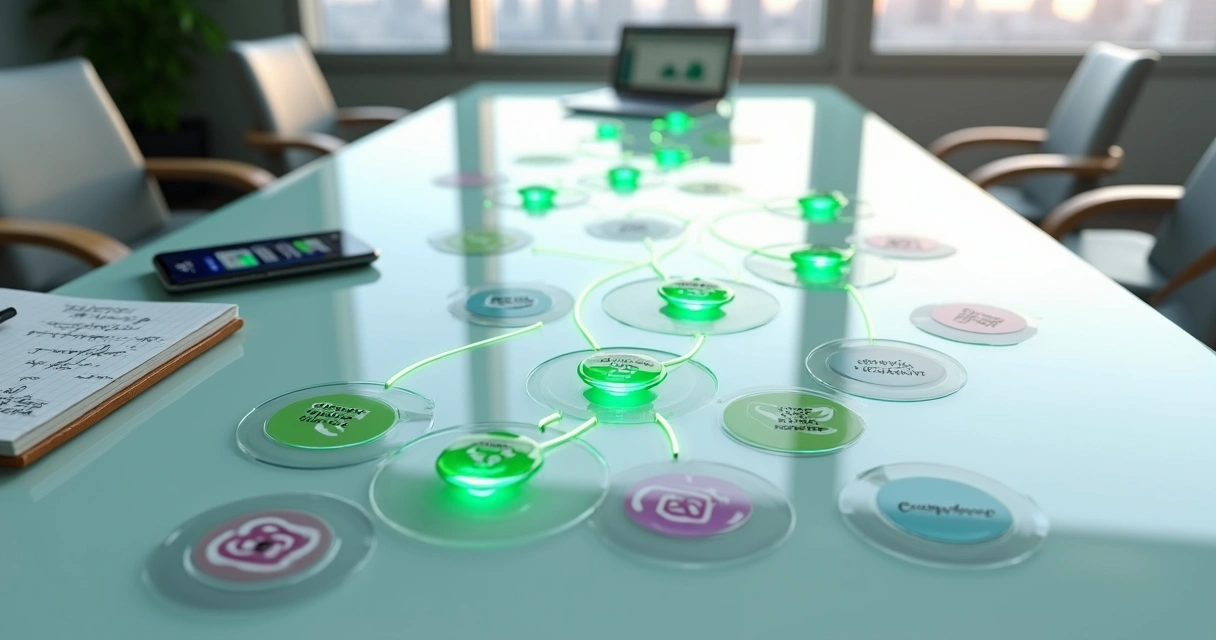 Fluxo visual de CRM conectando WhatsApp e Instagram no atendimento ao cliente 