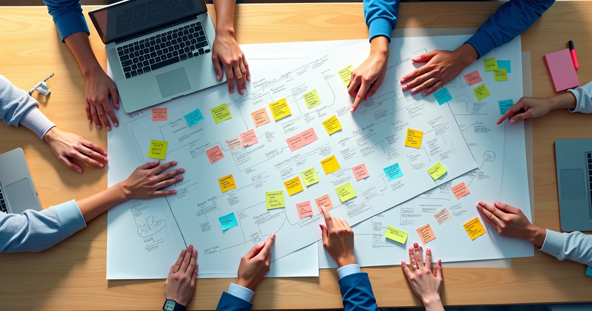 Fluxograma de processos empresariais analisado