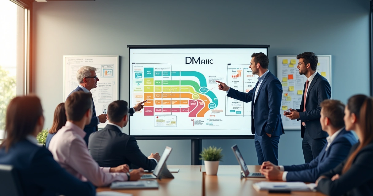 Fluxo DMAIC aplicado em ambientes empresariais 