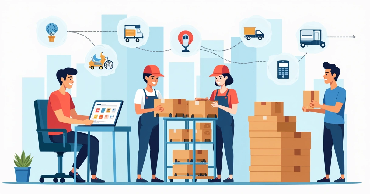 Fluxo do processo de dropshipping nacional com lojista, fornecedor e cliente final 