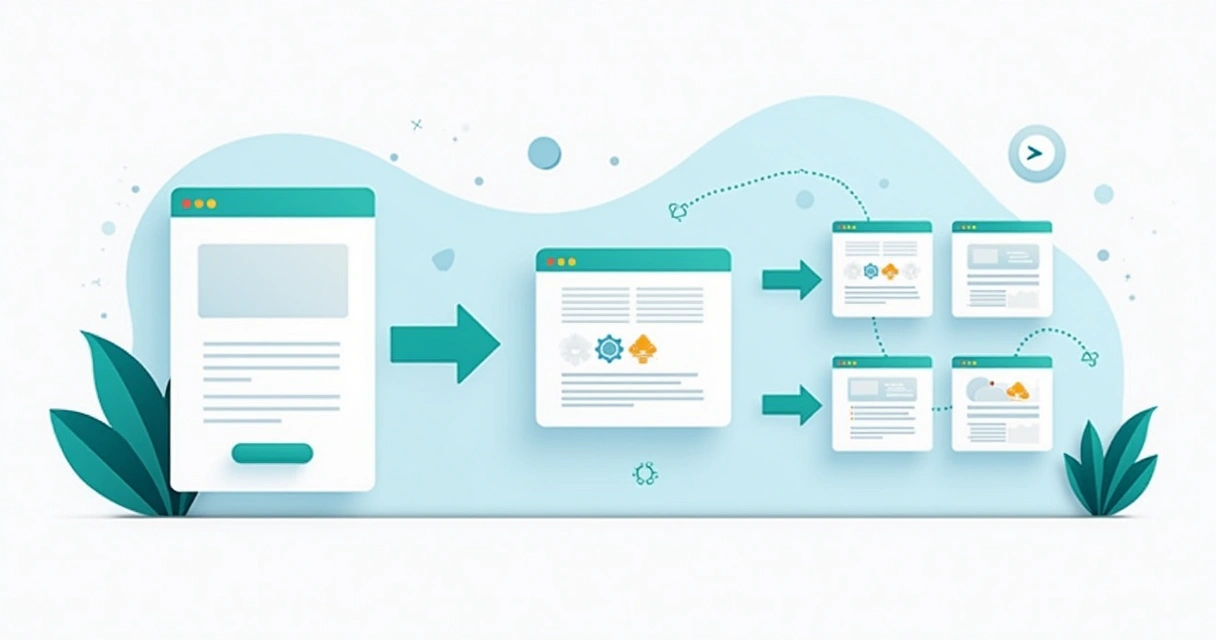 Fluxo de integração entre landing page, formulário e automação de email 