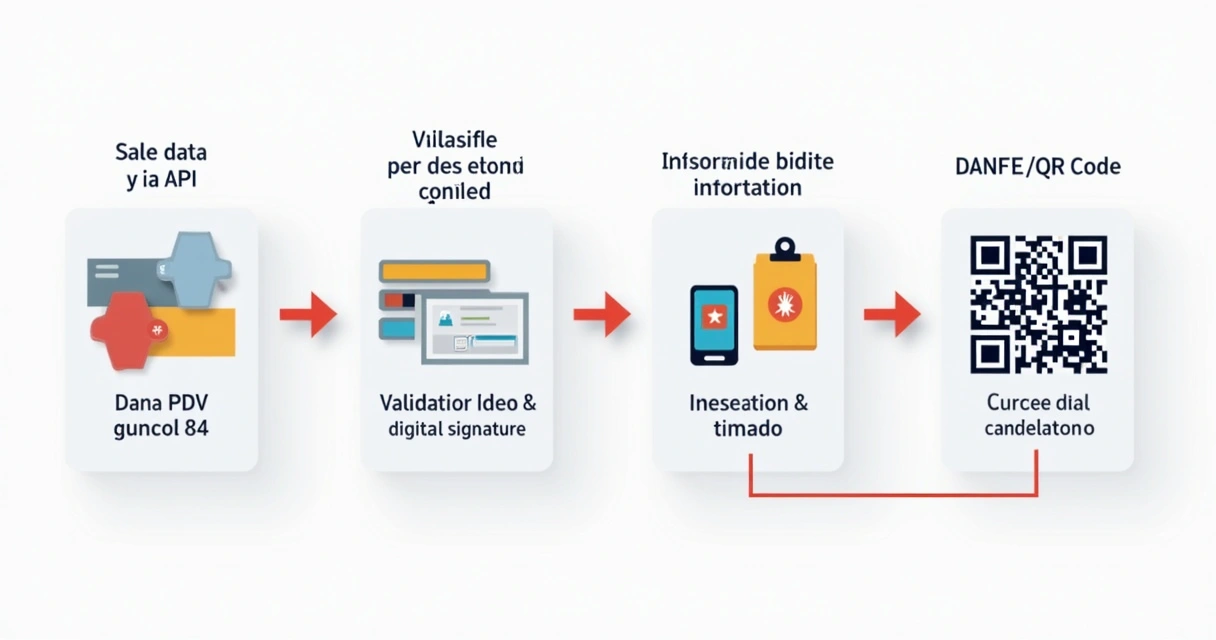 Fluxo de emissão de NFC-e com APIs 