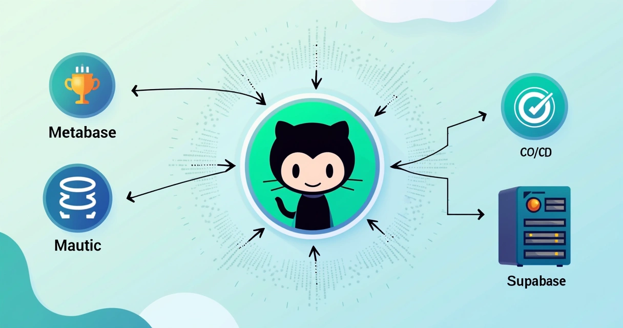 Fluxo visual de integração contínua e deploy em open source 