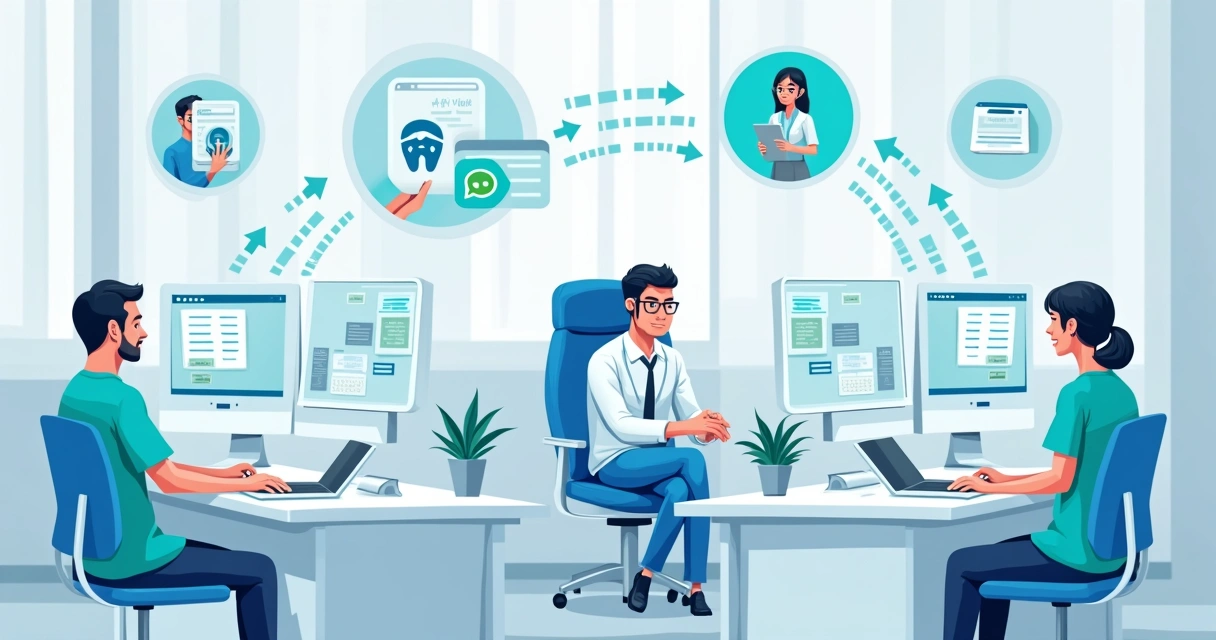 Fluxo de integração entre CRC, CRM e automação 