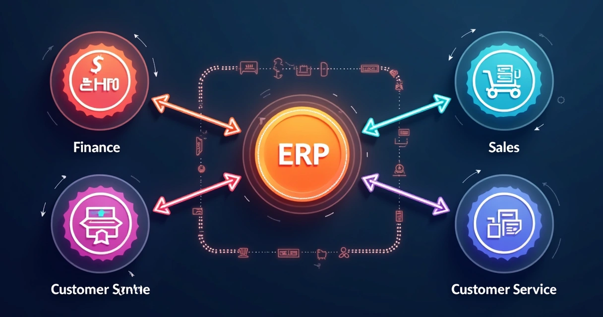 Fluxo de integração entre módulos ERP e portal do cliente 