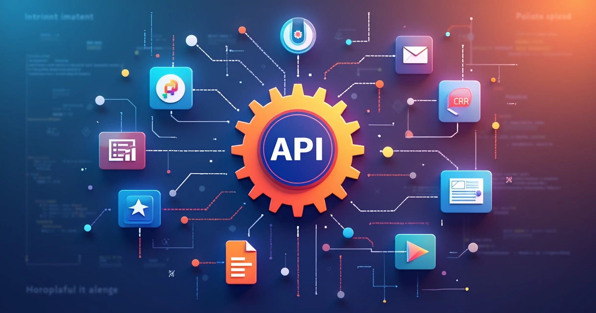 Fluxo visual de integração entre sistemas no-code 