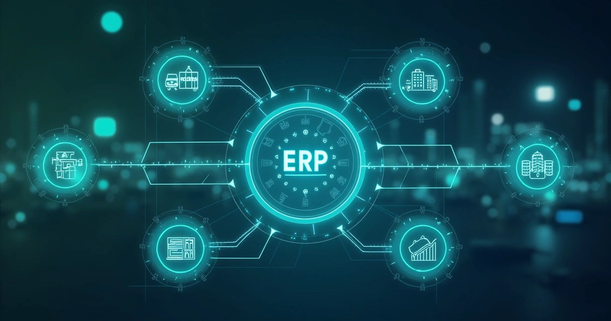 Fluxo de informação integrado entre setores de uma empresa através de ERP