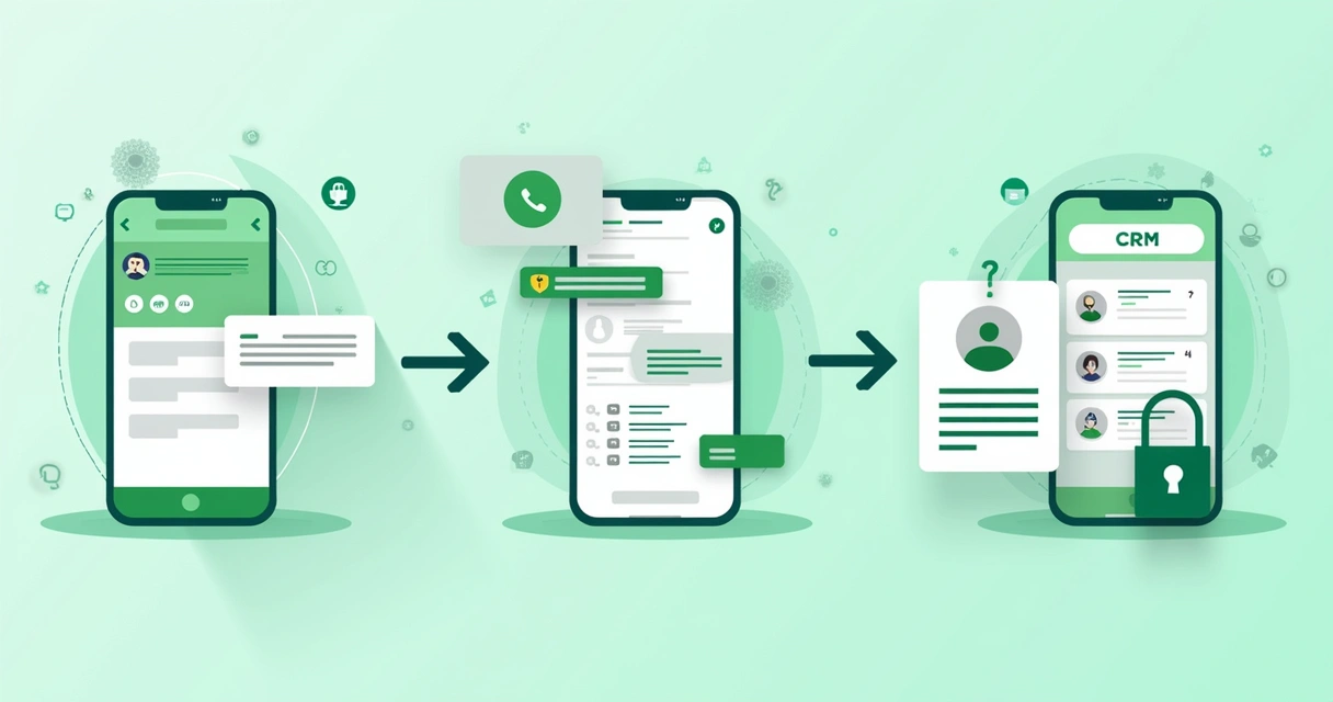 Fluxo de atendimento com consentimento, CRM e proteção de dados no WhatsApp 