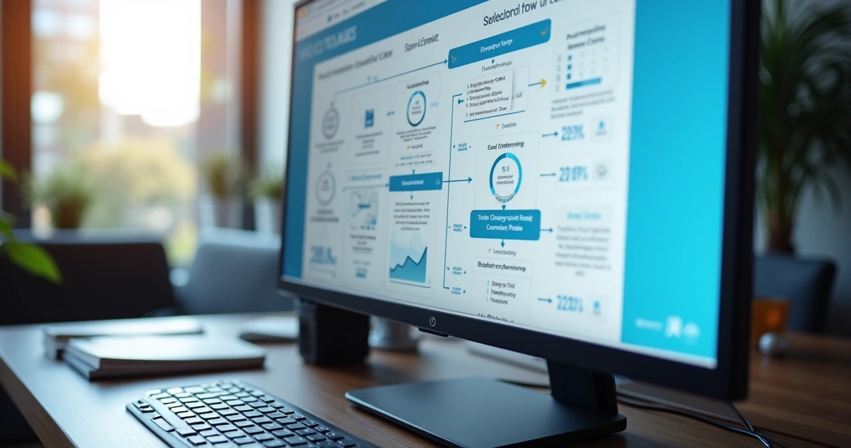 Fluxo de nutrição e CRM integrado em painel digital