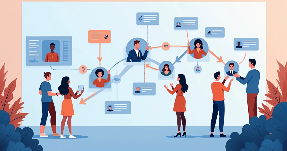 Fluxo de onboarding com IA conectando pessoas à cultura da empresa 