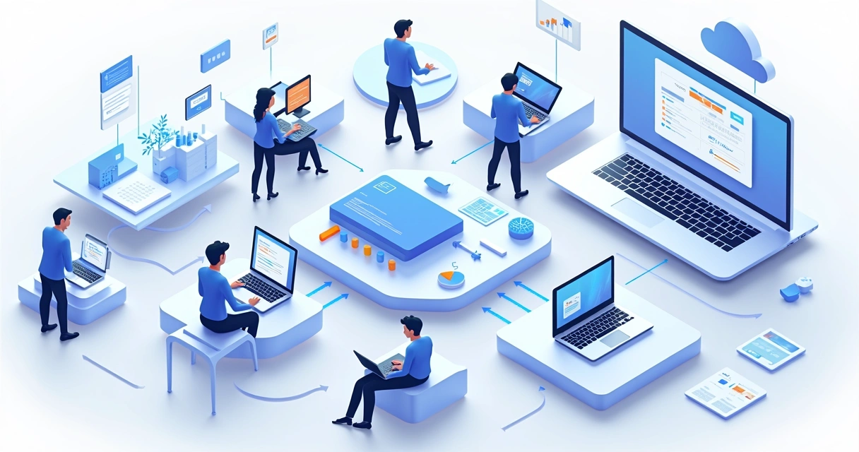 Infográfico de um fluxo de onboarding em SaaS B2B 