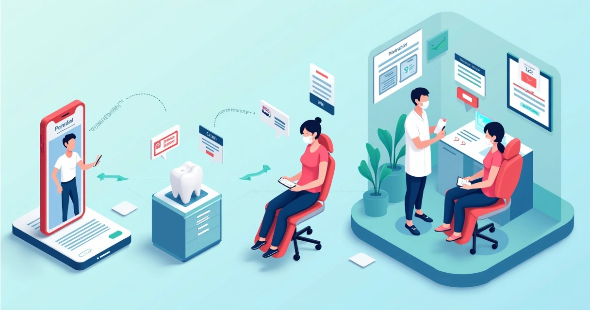 Fluxo do paciente odontológico do digital ao consultório 