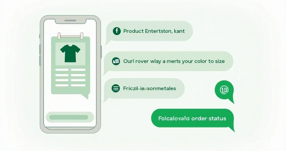 Fluxo de mensagens de pedido no WhatsApp com botões de resposta 