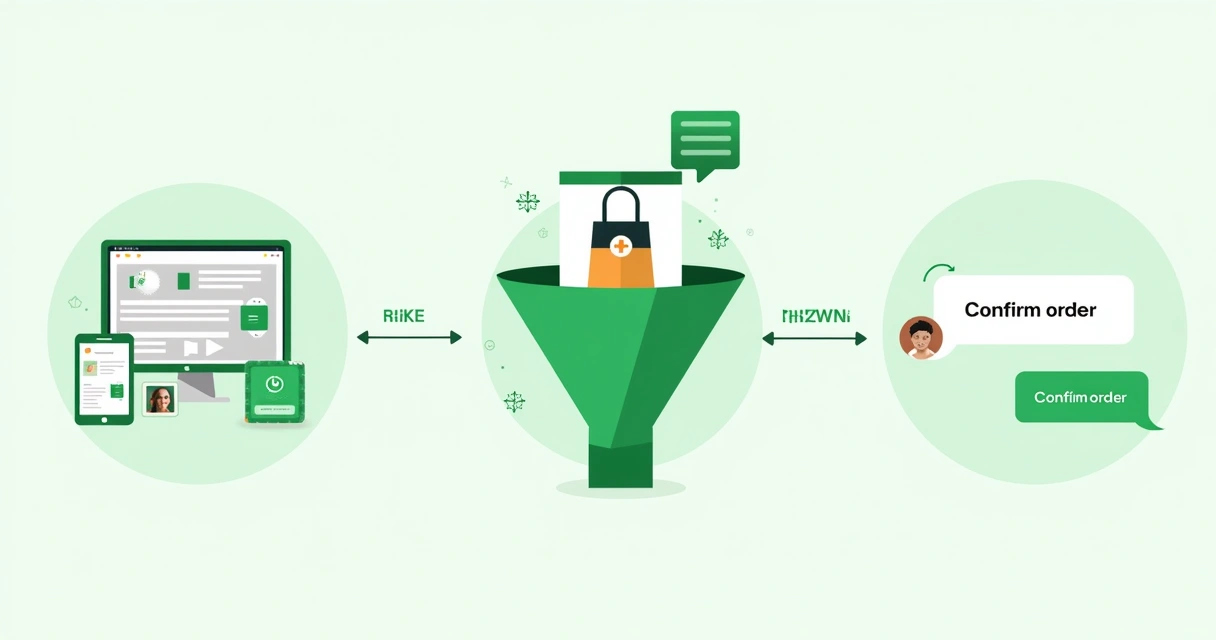 Fluxo do pedido do catálogo ao WhatsApp 