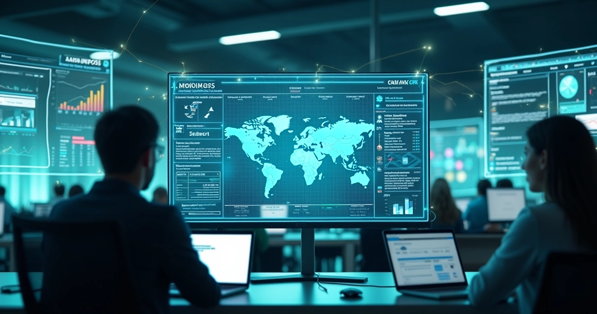 Integrated process flow in a small business 