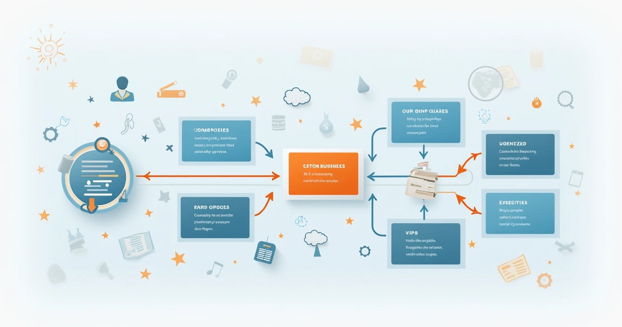 Fluxograma mostra etapas de processo PME, com tarefas conectadas em cor azul e setas claras. 