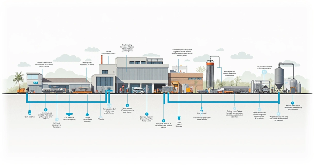 Fluxo do produto em indústria de alimentos 