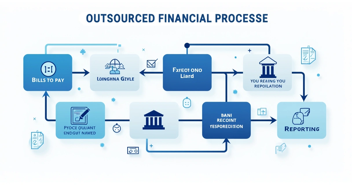 Fluxograma digital de processos financeiros integrados 