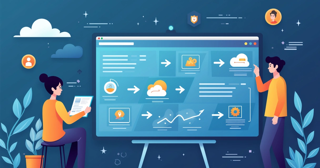 Painel digital mostra automação assistida por IA em fluxos de trabalho de engenharia 