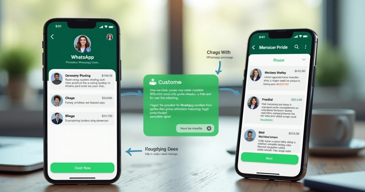 Fluxo de mensagem de upsell no WhatsApp integrando e-commerce