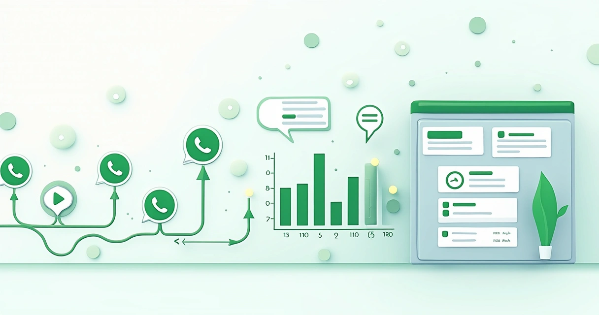 Fluxo de vendas automatizado integrado ao WhatsApp e CRM 