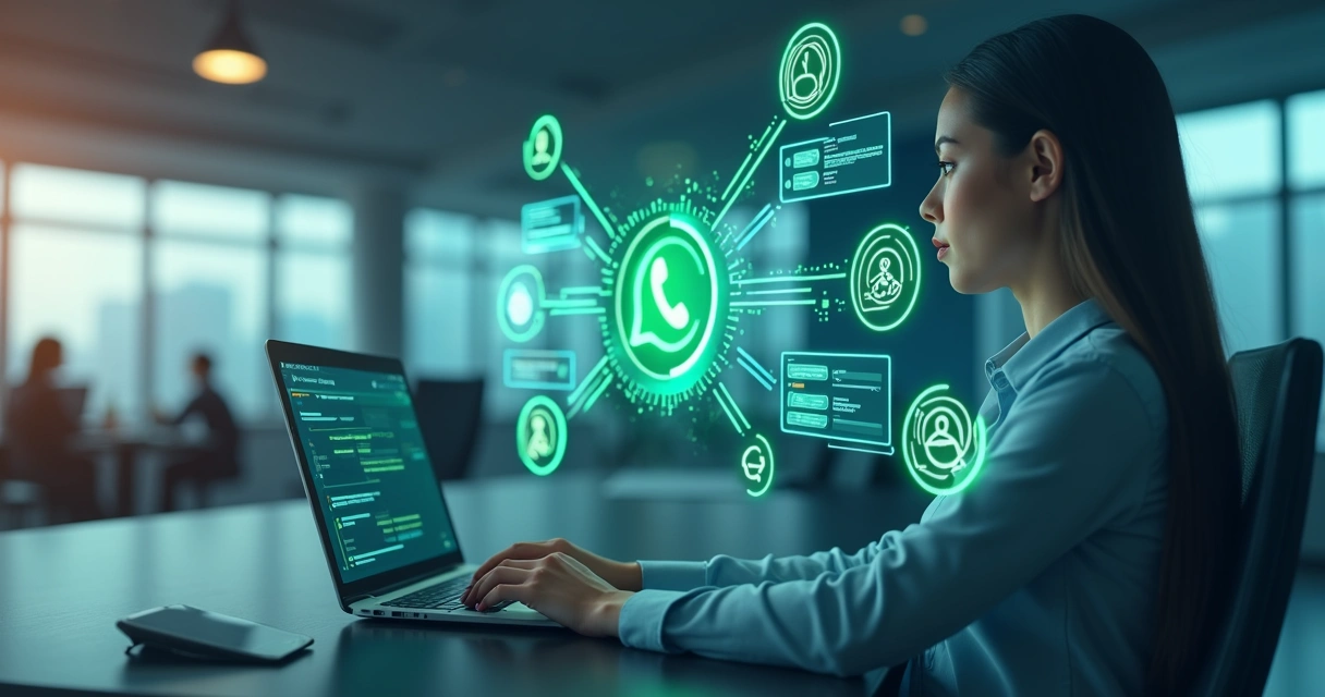 Representação visual de fluxos de atendimento integrados com múltiplos canais 